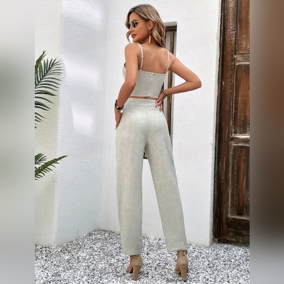 Linen pant set - Picture 3 of 7